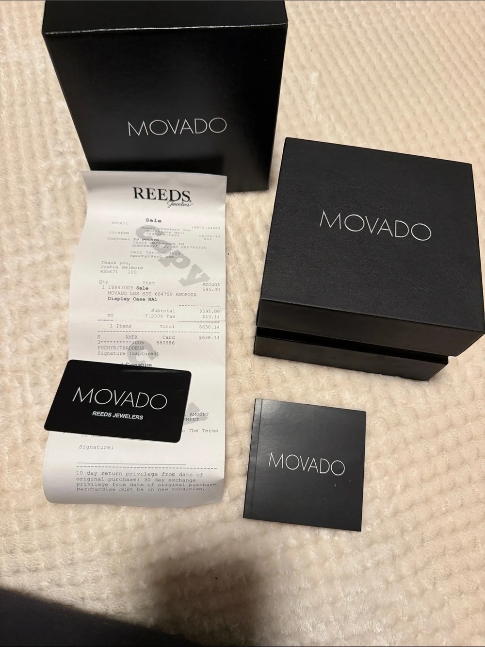 Movado classic design